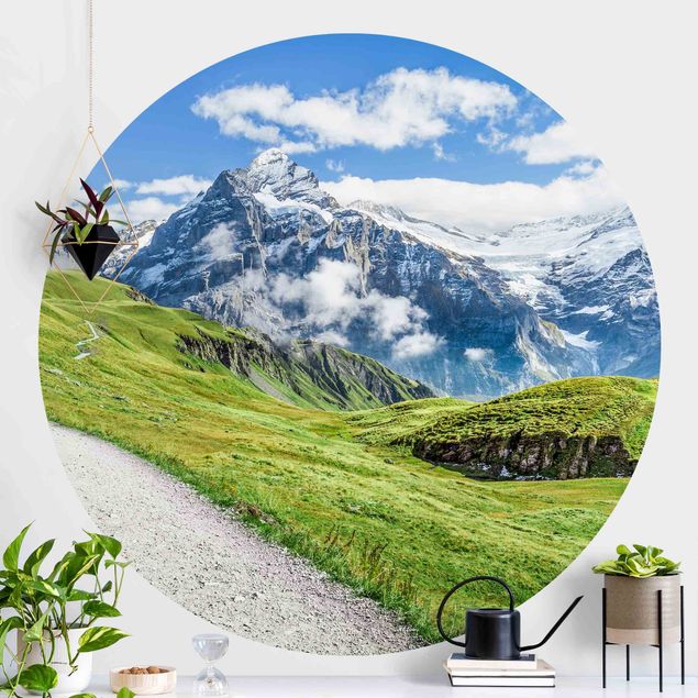Landschaft Tapete Grindelwald Panorama