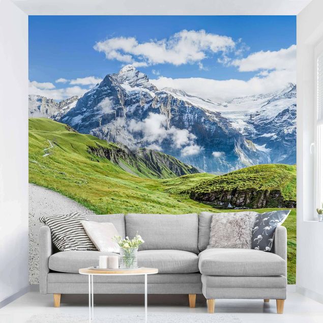 Landschaft Tapete Grindelwald Panorama