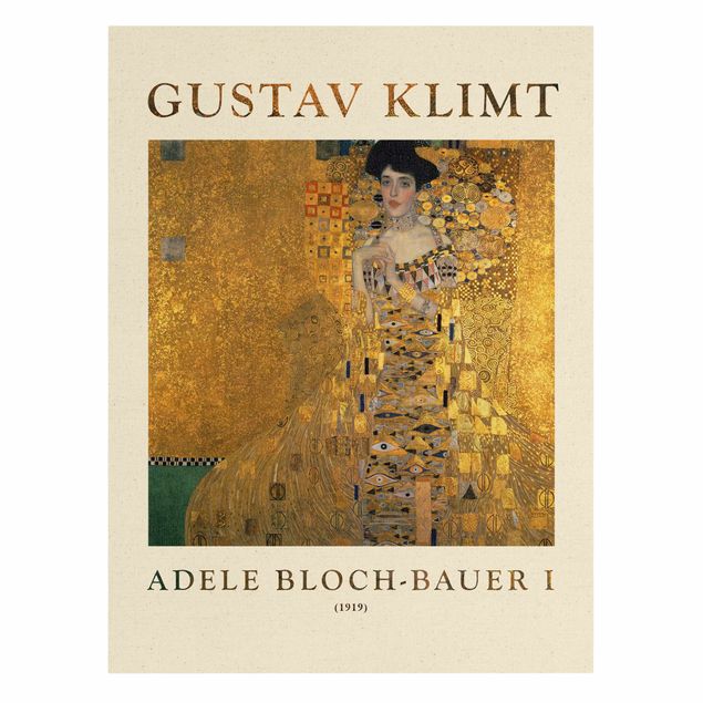 Leinwandbilder kaufen Gustav Klimt - Adele Bloch-Bauer I - Museumsedition