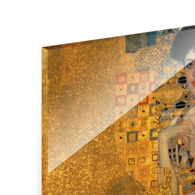 Glasbilder Gustav Klimt - Adele Bloch-Bauer I