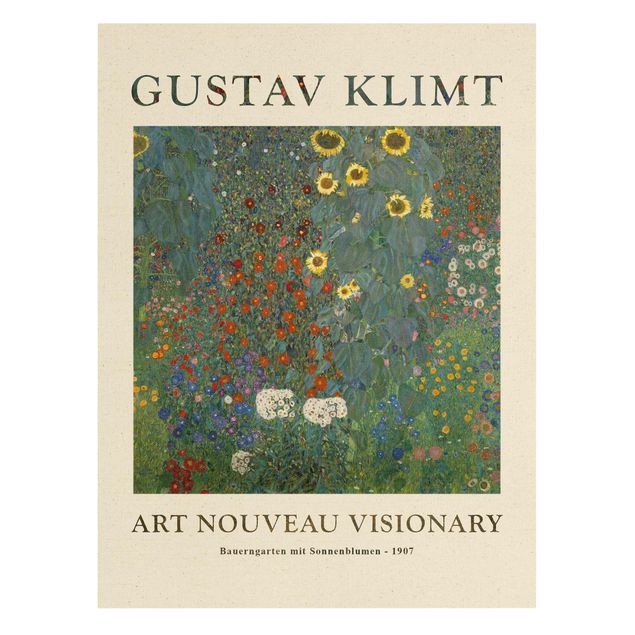 Bilder Gustav Klimt - Bauerngarten mit Sonnenblumen - Museumsedition
