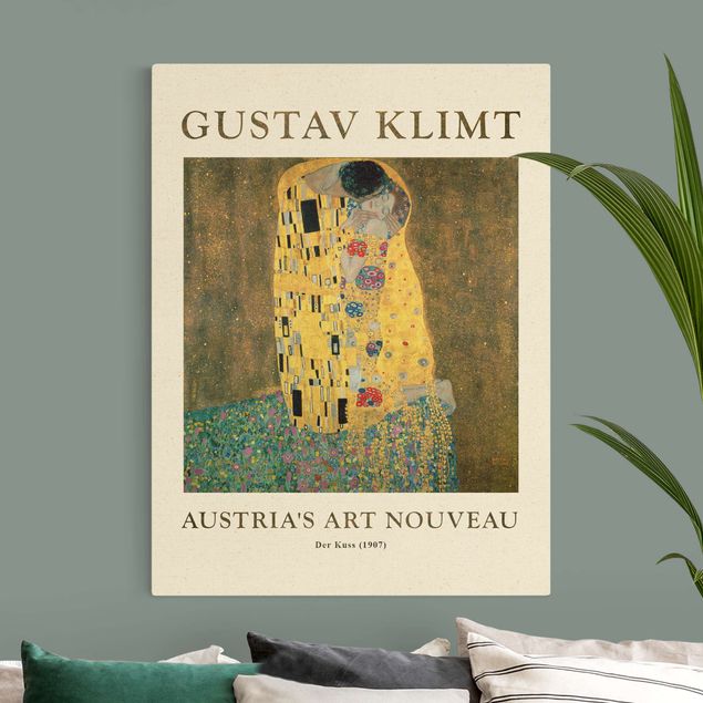 Bilder Jugendstil Gustav Klimt - Der Kuß - Museumsedition