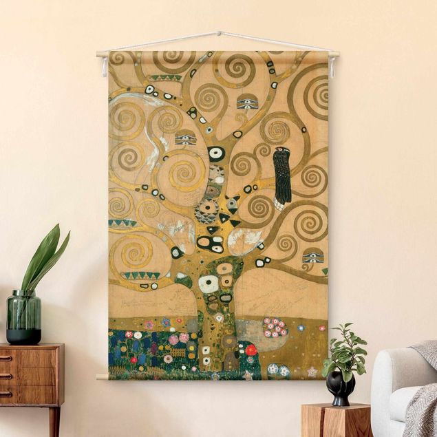Wandbehang Gustav Klimt - Der Lebensbaum