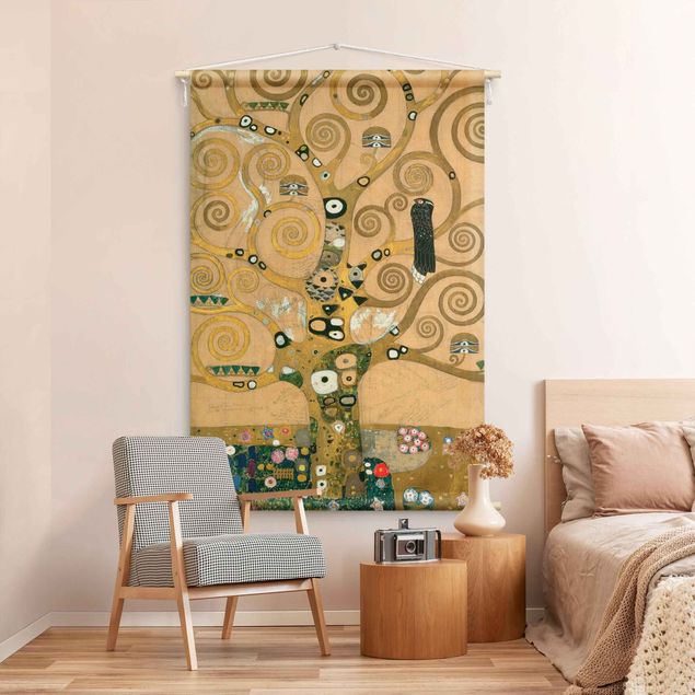 Wandtücher Gustav Klimt - Der Lebensbaum