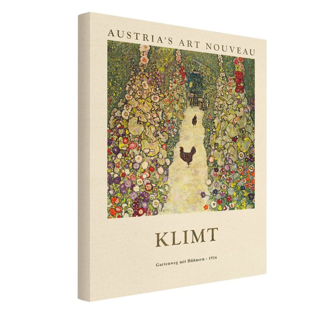 Gustav Klimt Bilder Gustav Klimt - Gartenweg mit Hühnern - Museumsedition