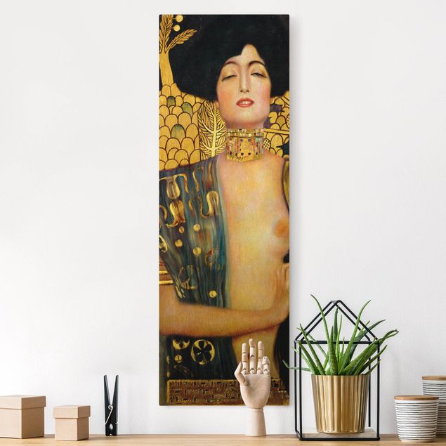 Leinwandbild Natur - Gustav Klimt - Judith I - Hochformat 1:3