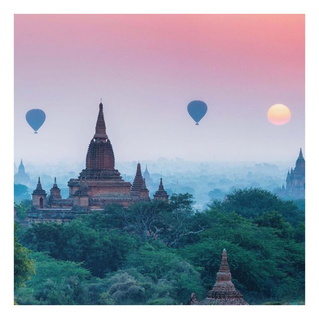 Forex Bilder Heißluftballons über Tempelanlage