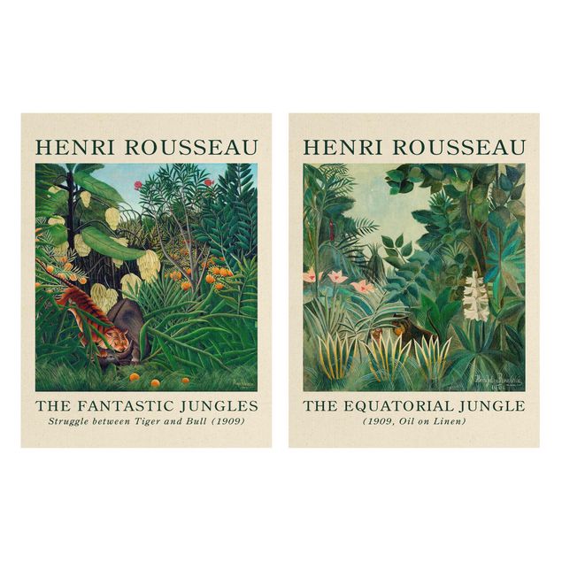 schöne Bilder Henri Rousseau - Museumsedition Dschungel am Äquator