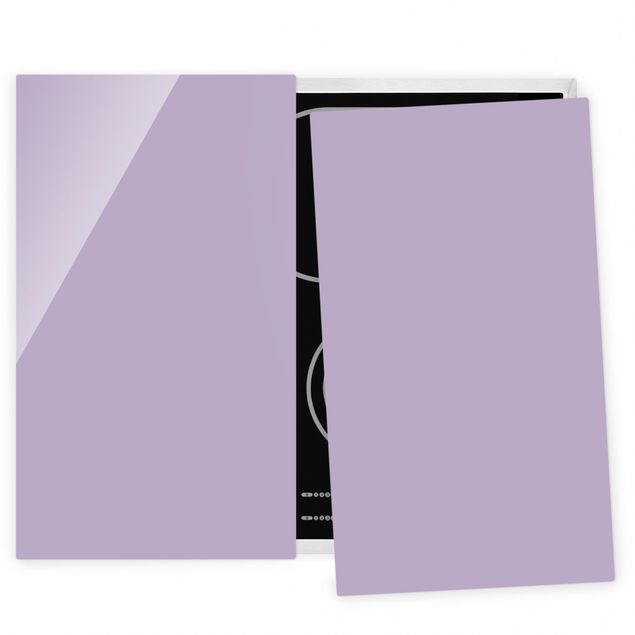 Herdabdeckplatten Einfarbig Lavendel