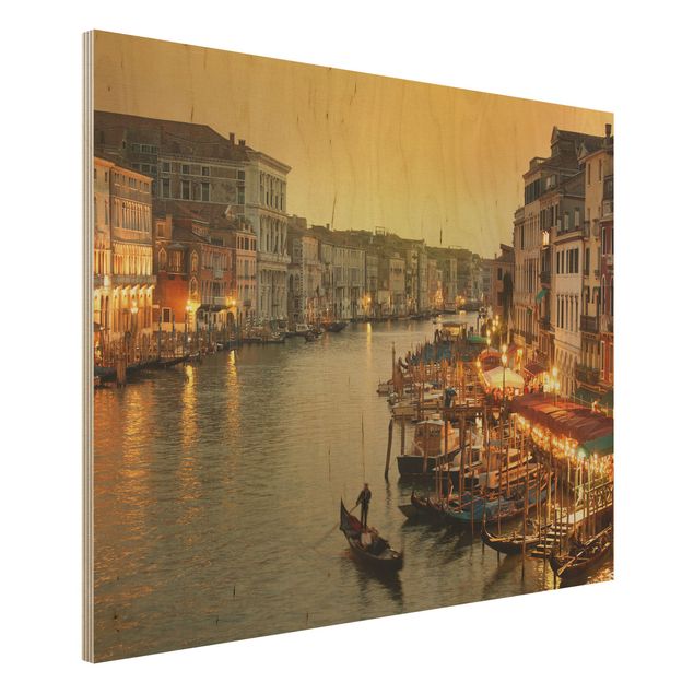Holzbilder Syklines Großer Kanal von Venedig