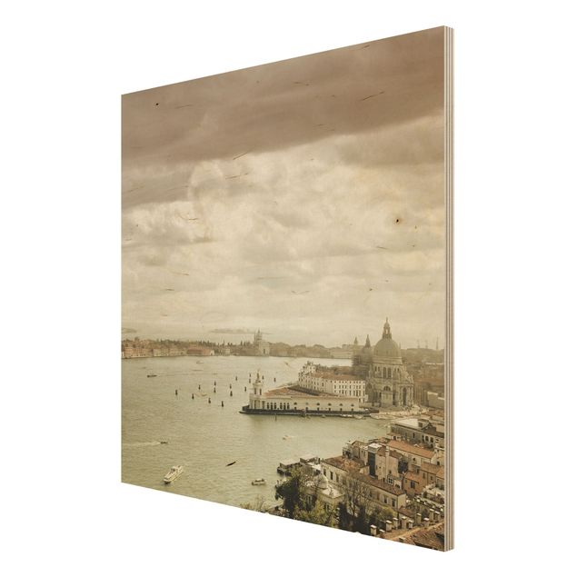Holzbilder Lagune von Venedig