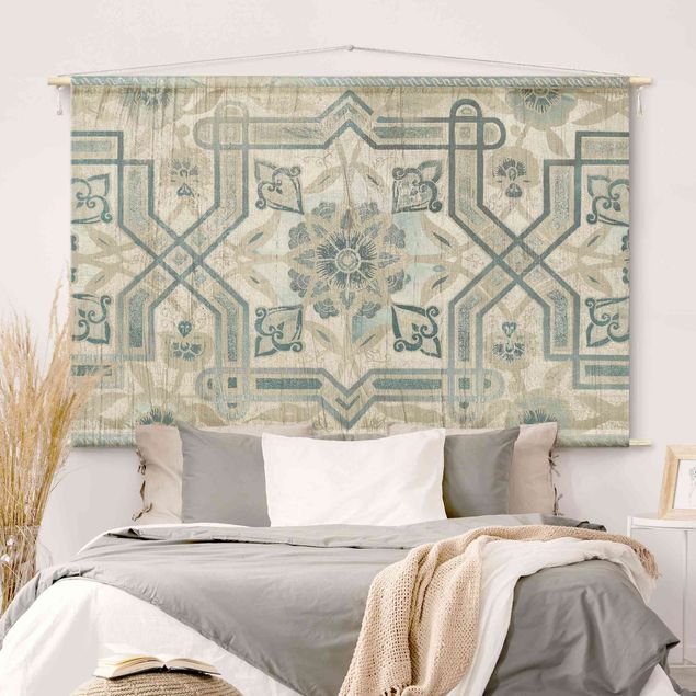 Wandbehang modern Holzpaneel Persisch Vintage III