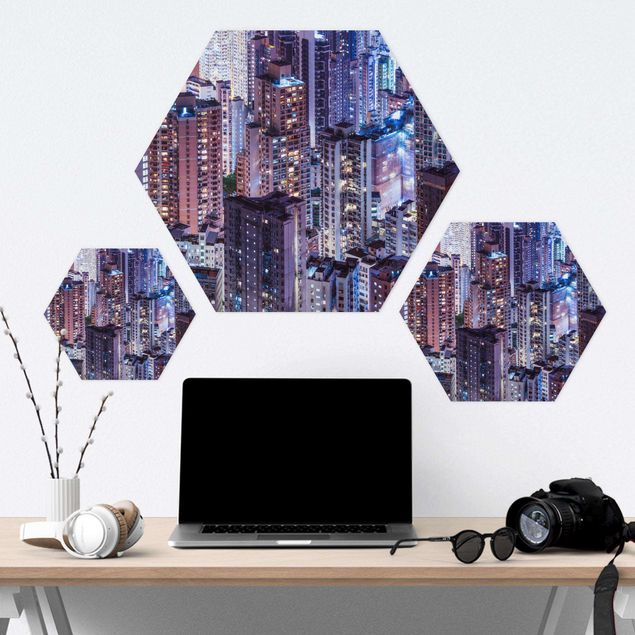 Hexagon Bild Forex - Hongkong Lichtermeer