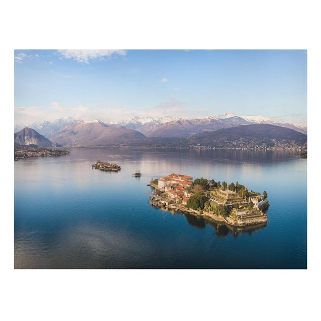 schöne Leinwandbilder Insel Isola Bella in Italien