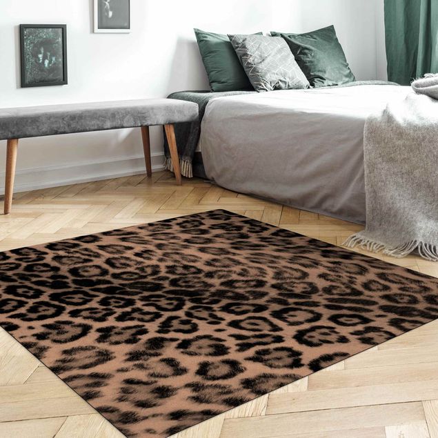Teppich schwarz-weiß Jaguar Skin Schwarz-Weiß