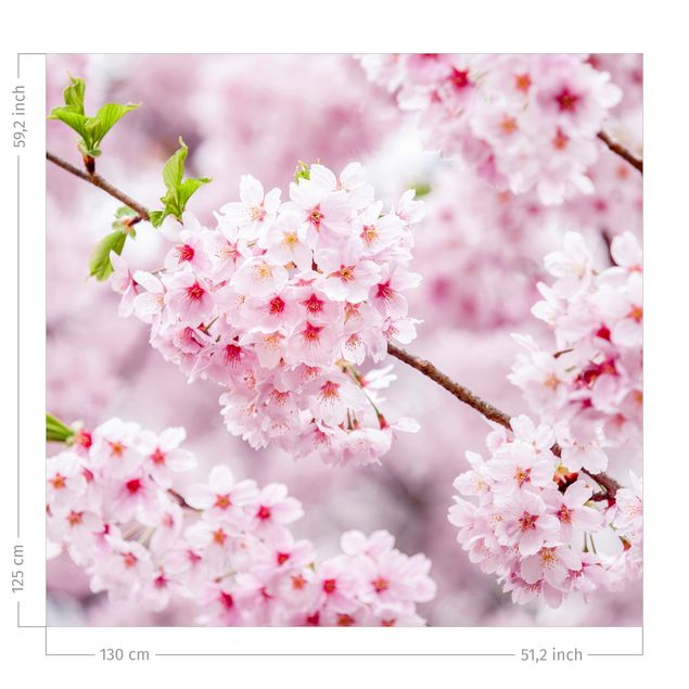 Verdunkelungsvorhang Japanische Kirschblüten