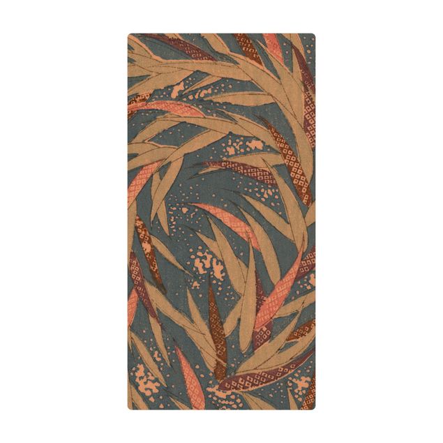 Kork-Teppich - Japanische schwimmende Blätter - Hochformat 1:2