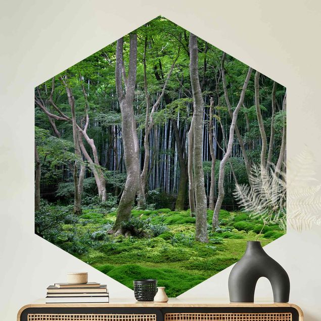 Design Tapeten Japanischer Wald