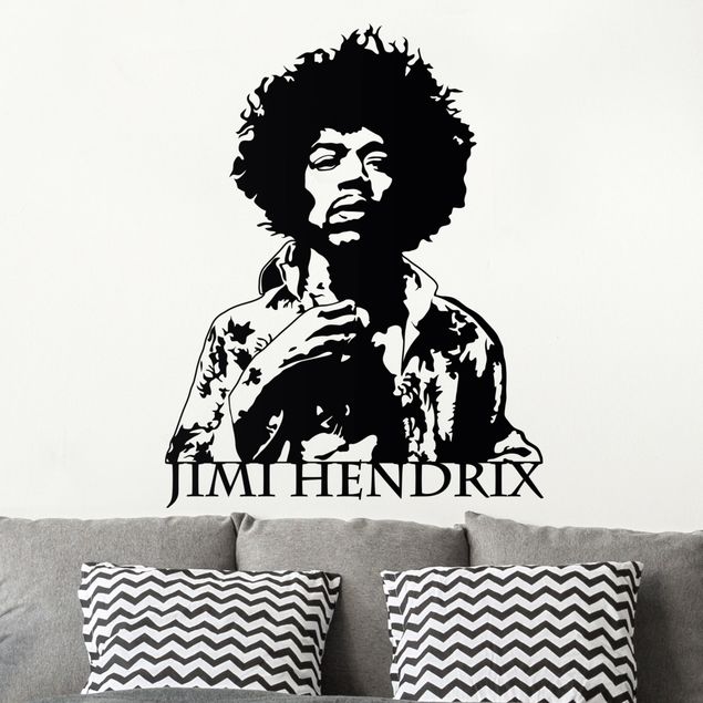 Wandtattoo Musik Jimi Hendrix