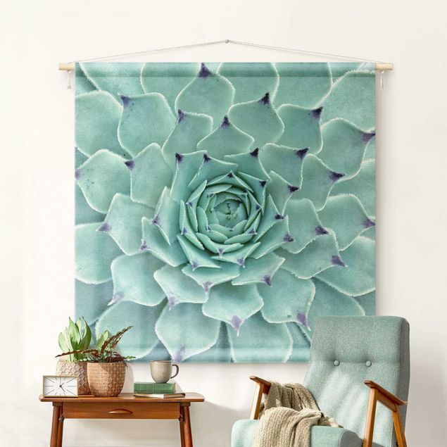 Wandbehang modern Kaktus Agave