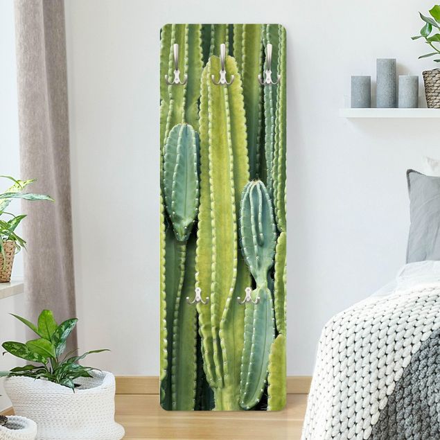 Blumen Garderobe Kaktus Wand