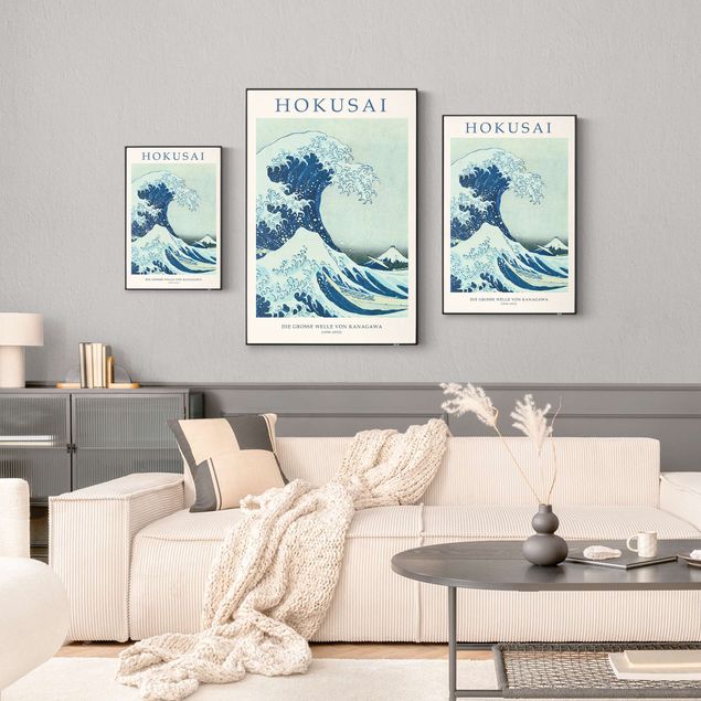 Wechselbild - Katsushika Hokusai - Die grosse Welle von Kanagawa - Museumsedition
