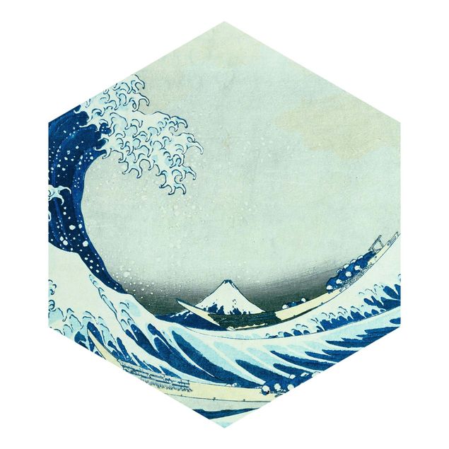 Tapeten Katsushika Hokusai - Die grosse Welle von Kanagawa