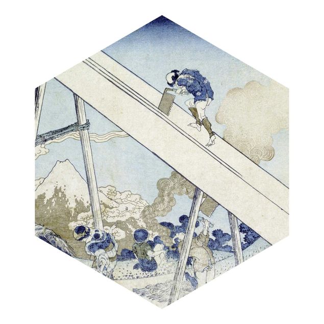 Tapeten kaufen Katsushika Hokusai - In den Totomi Bergen
