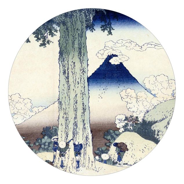 Fototapete Skyline Katsushika Hokusai - Mishima Pass in der Provinz Kai
