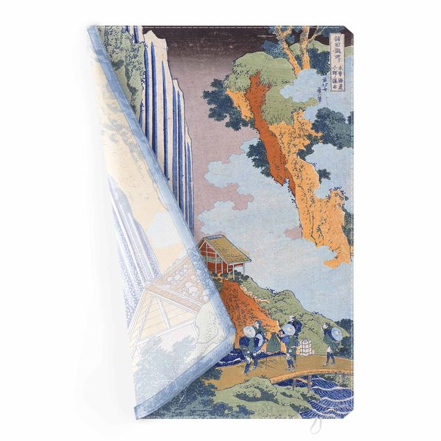 Wechselbild - Katsushika Hokusai - Ono Wasserfall