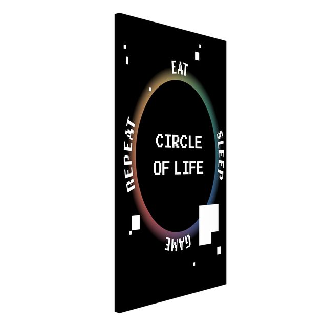 Magnettafeln Sprüche Klassik Videospiel Circle of Life