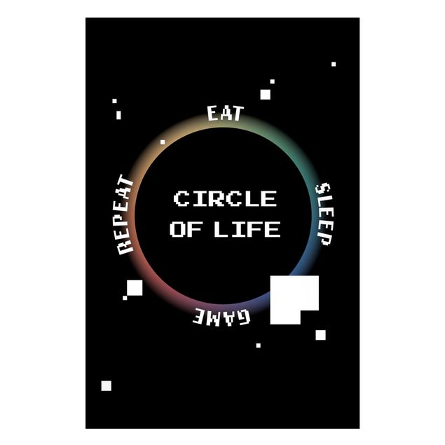 Wandbilder Klassik Videospiel Circle of Life