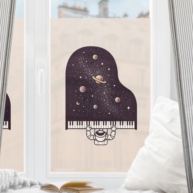 Stern Fensterbild Kosmische Melodie