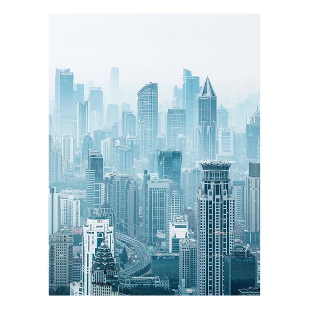 Bilder auf Hartschaumplatte Kühles Shanghai