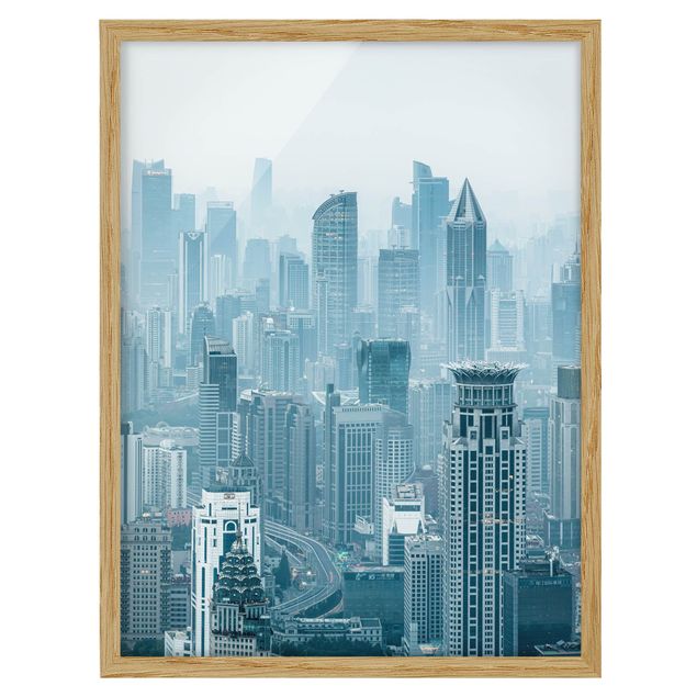 Wandbilder mit Rahmen Kühles Shanghai