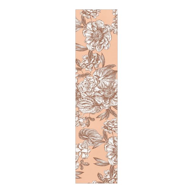 Pattern Design Kupferstich Blütenbouquet