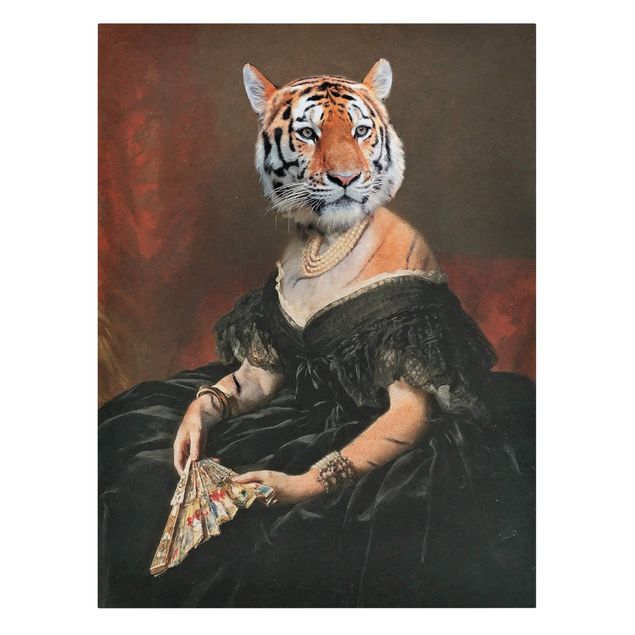 Leinwandbilder kaufen Lady Tiger