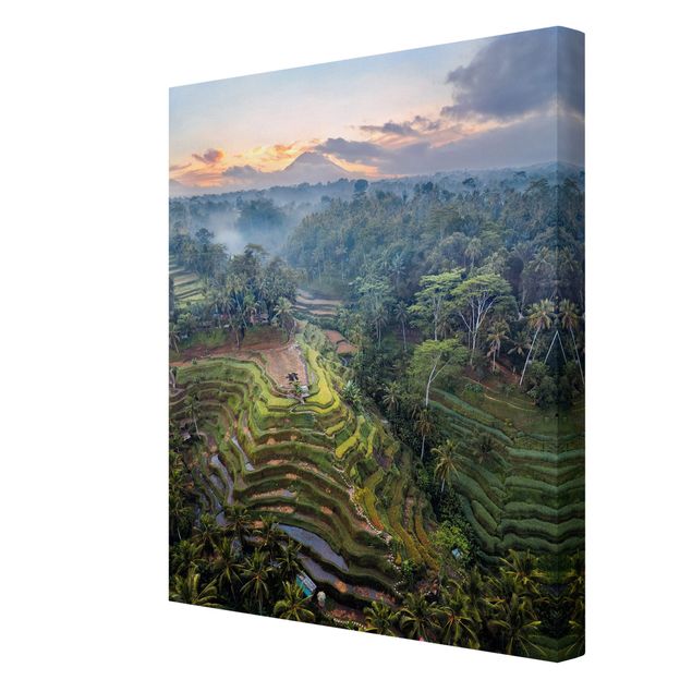 Leinwandbild - Landschaft in Bali - Hochformat 3:4