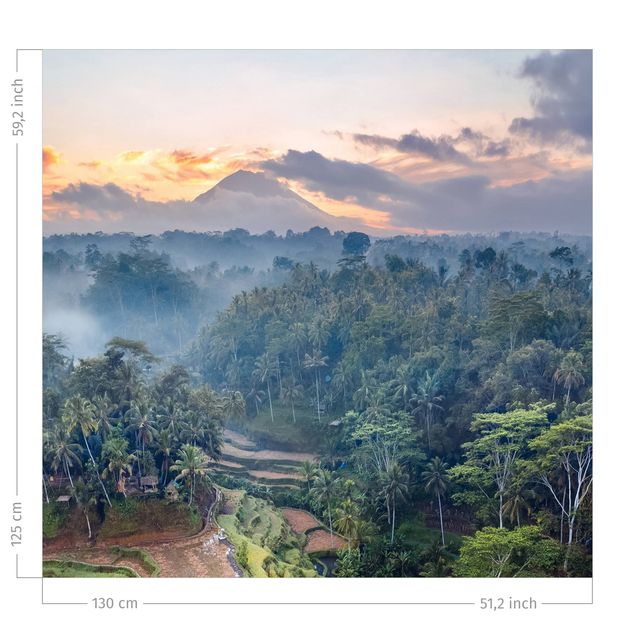 Vorhang Verdunkelung Landschaft in Bali