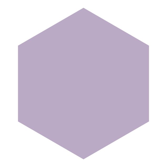 Hexagon Mustertapete selbstklebend - Lavendel