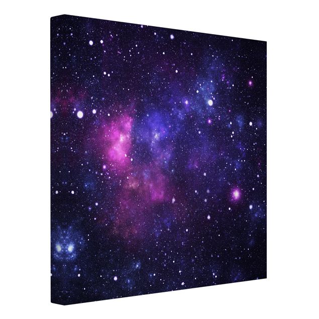 Leinwandbild - Galaxie - Quadrat 1:1