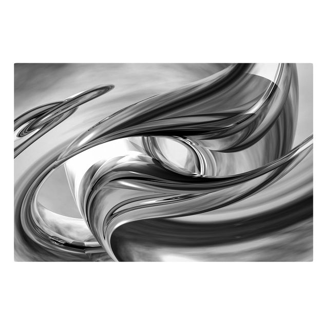 Leinwandbild Schwarz-Weiß - Illusionary II - Quer 3:2