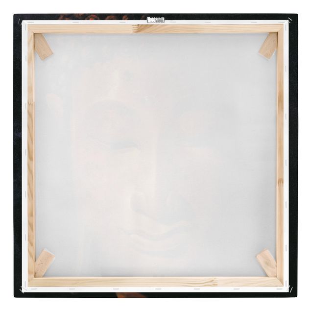 Leinwandbild - Madras Buddha - Quadrat 1:1