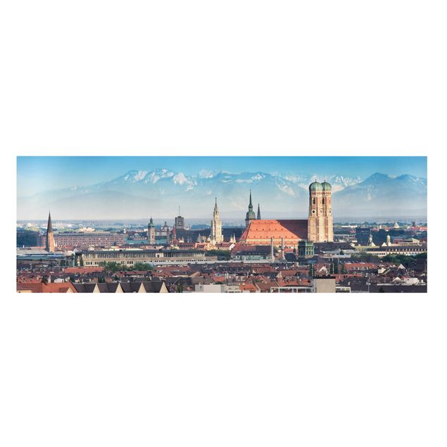 Leinwandbild München - Panoramabild Quer
