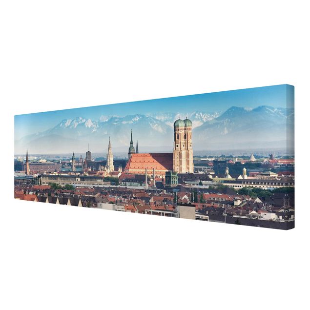 Leinwandbild München - Panoramabild Quer