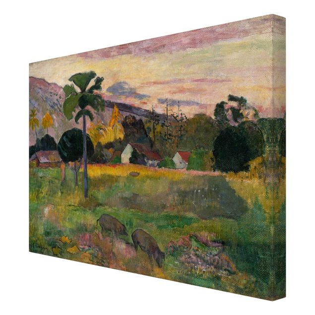 Leinwandbild - Paul Gauguin - Haere mai (Komm her) - Quer 4:3
