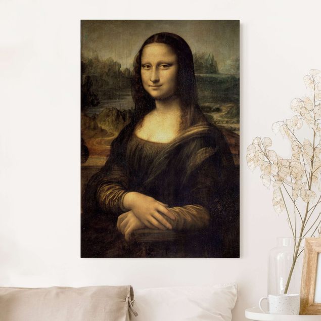 Rokoko Gemälde Leonardo da Vinci - Mona Lisa