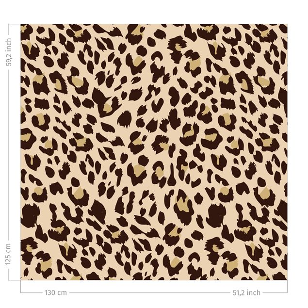 Vorhang Verdunkelung Leopard Muster