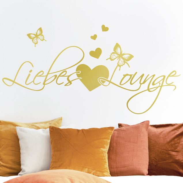 Wandsticker Liebes Lounge