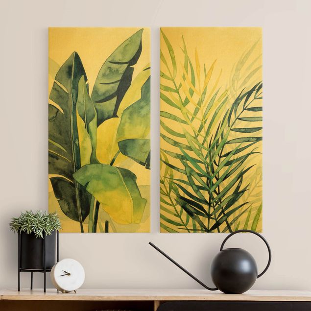 Leinwandbilder modern Lieblingspflanzen Duo